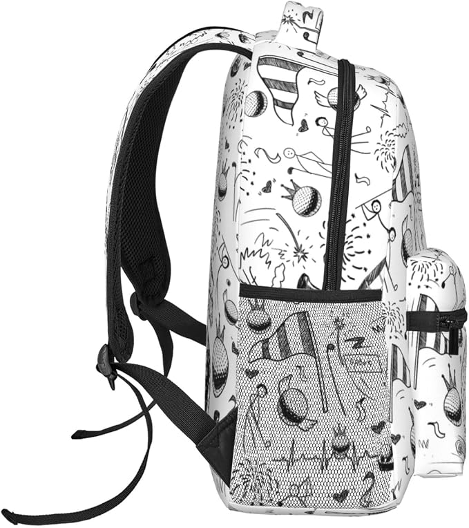 Golf Backpack 16 Inch School Backpacks 3D Print Lightweight Ball Bookbag Casual Sport Daypack Travel Bag for Kids Girls Boys Men Gifts - Image 3