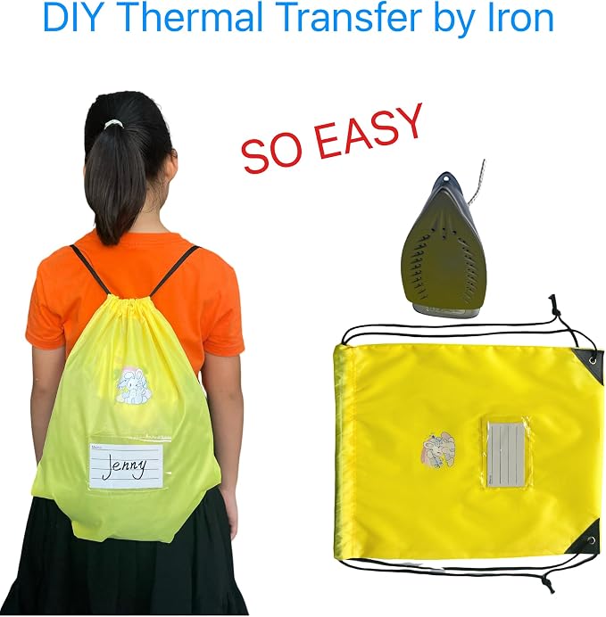 Drawstring Backpack Bulk 50 Packs Draw String Backpack Bags DIY Gym Sports Traveling Trip ride Pedestrianism Yoga Cinch Bag Sackpack Drawstring (yellow) - Image 7