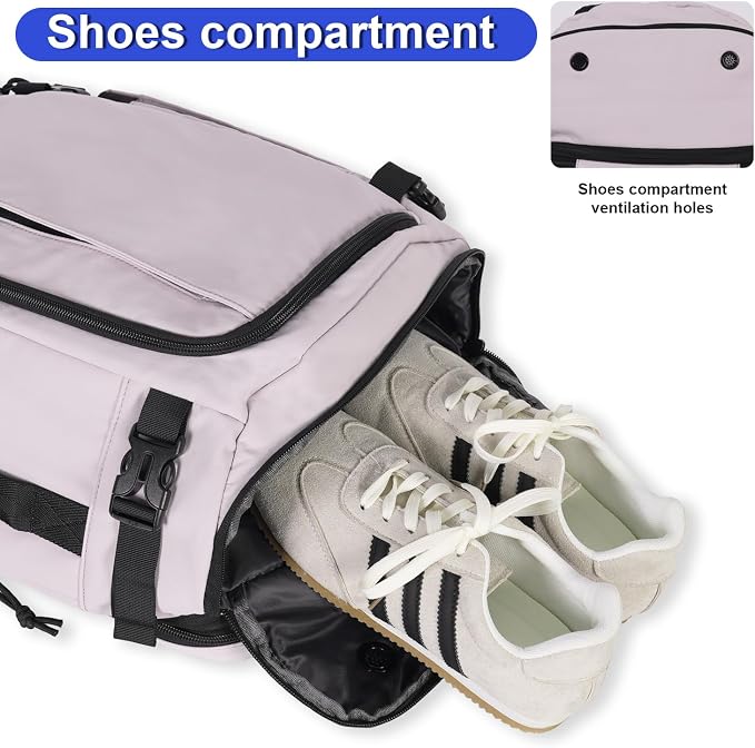 Carry On Travel Backpack Flight Approved Laptop Backpack for Women Men | Personal Item Travel Bag, Casual Weekender Daypack with Wet Pocket for Business, Hiking - Image 4