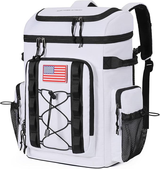 Maelstrom 35/50 Can Insulated Backpack Cooler, Leakproof Soft Lunch Ice Bag | Keeps Food Cold For 16h, Peva Liner, Durable Nylon, Ergonomic Padding. Perfect For Men, Women, Camping, Beach, Hiking, Travel by Maelstrom