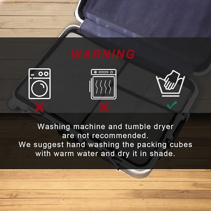 BAGAIL 6 Set Packing Cubes,Travel Luggage Packing Organizers - Image 6