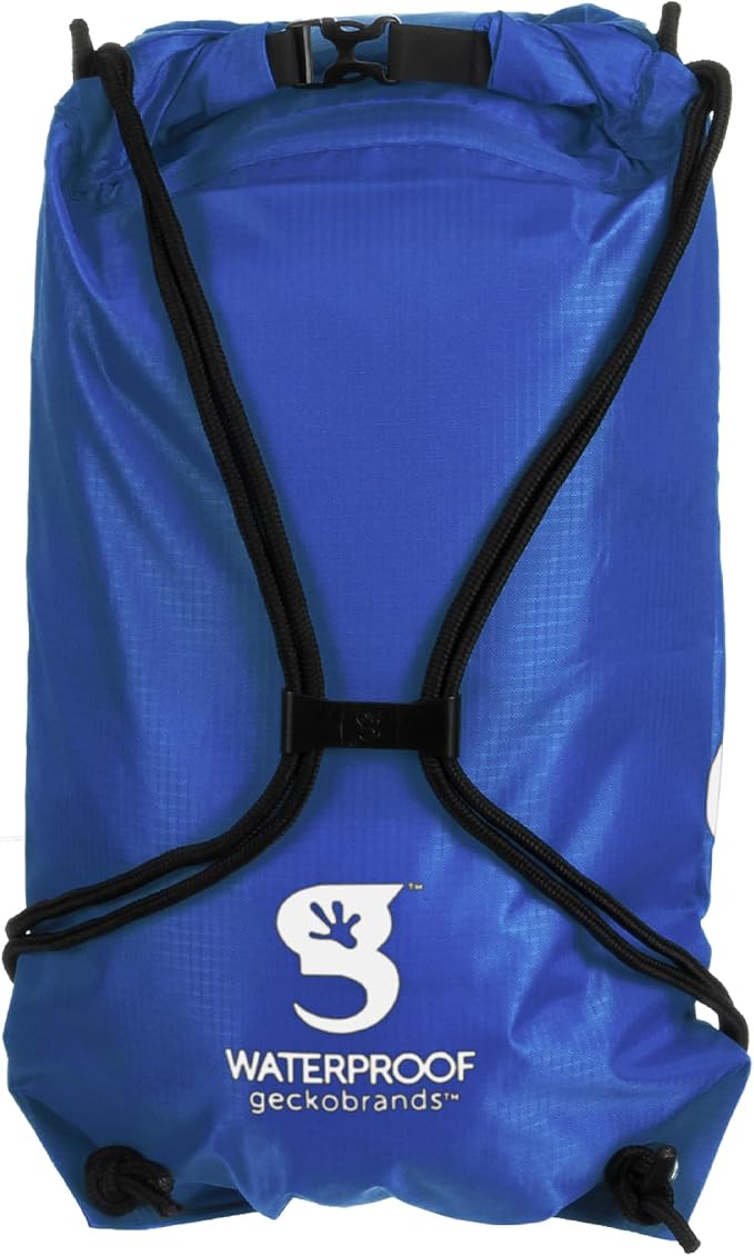 geckobrands Embark 10L Drawstring Backpack – Waterproof, Lightweight Dry Bag for Beach, Hiking, and Light Water Activities - Image 2