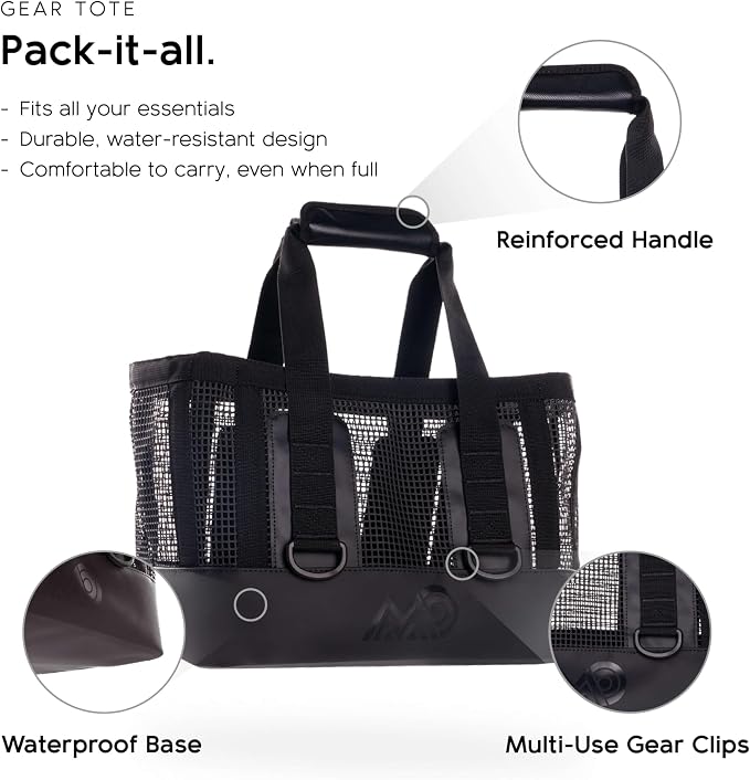 MISSION Boat Gear CASSI Heavy-Duty Outdoor Tote and Waterproof Marine-Grade Mesh Boat Bags - Image 3