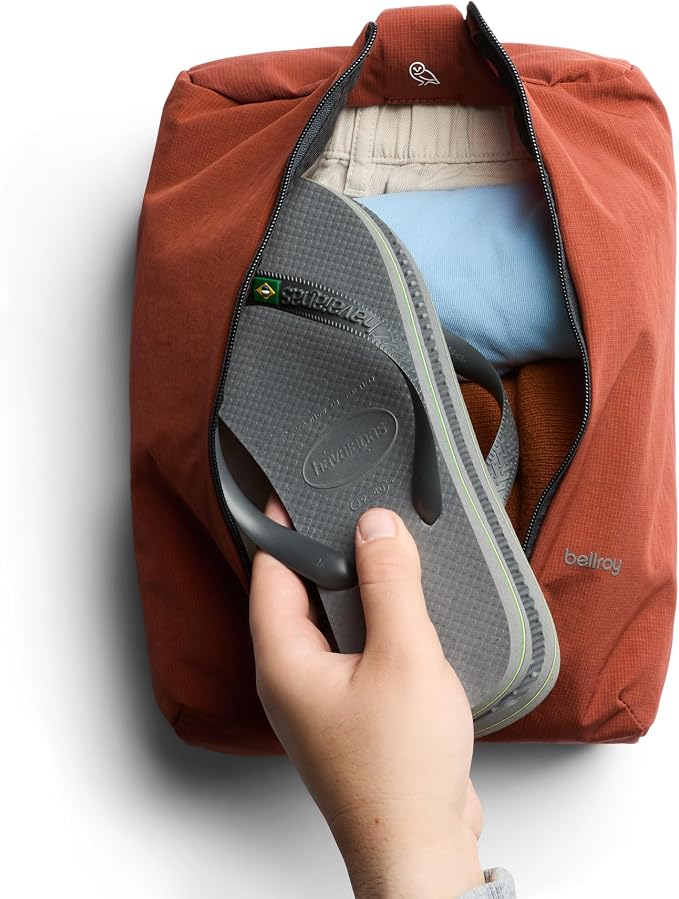 Bellroy Lite Packing Caddy 8L (Travel Organizer Packing Cube, Zip-up Storage Solution for Travel Near or far) - Clay - Image 4