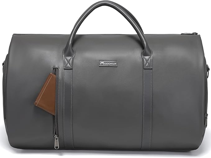 Convertible Garment Bag, Carry-On Suit Bag with Shoulder Strap | 2-in-1 lightweight garment travel bag for men and women, suit bag with shoulder strap for weekend getaways by Modoker