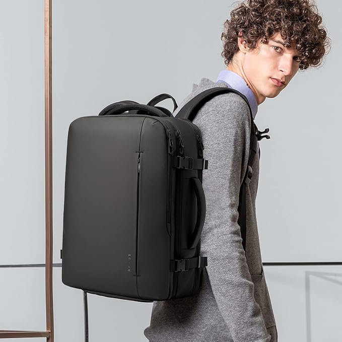 BANGE 35L Men's Expandable Laptop Backpack for 17.3Inch Laptop, Carry On Backpack Fits Under Seat Airline Approved, Personal Item Travel Bag for Men… - Image 8