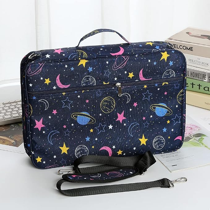 Lbxgap Portable Colored Pencil Case 480 Slots Pencil Case or 320 Gel Pen Case Large Capacity Pencil Organizer with Handle Strap Handy Colored Pencil Box for Artist - Image 3