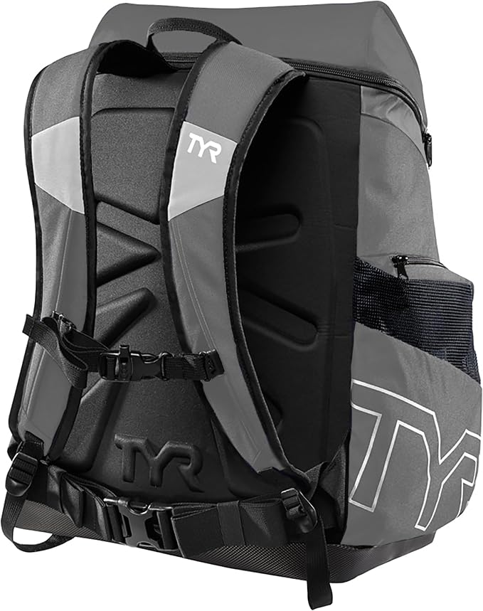 TYR Alliance Backpack - Wet/Dry Athletic Gym and Pool Bag for Men and Women - Separate Wet/Dry Compartments, 45L Capacity, Ergonomic, Water-Resistant - Available in Team Colors - Image 2