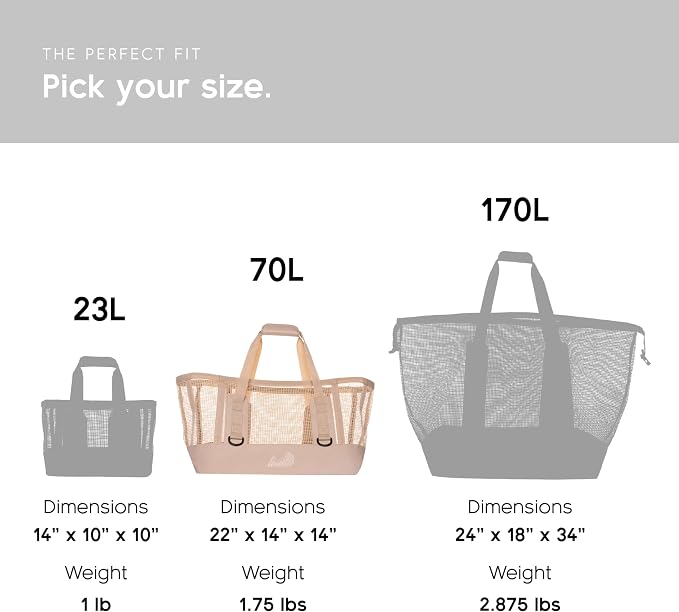 MISSION Boat Gear CASSI Heavy-Duty Outdoor Tote and Waterproof Marine-Grade Mesh Boat Bags - Image 5