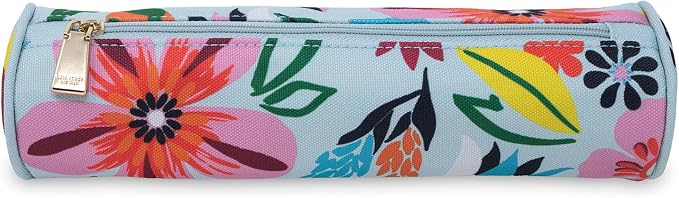 kate spade new york Travel Jewelry Roll, Safari Floral | Fabric Jewelry Case Organizer for Women, Cute Jewelry Organization Holds Necklaces, Rings, Bracelets with Zipper Pocket - Image 3