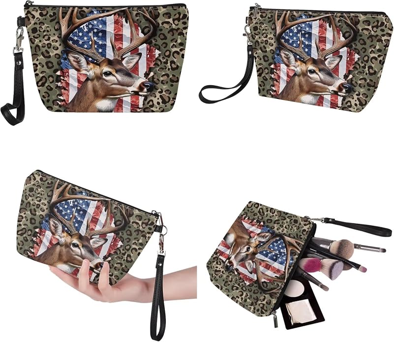 GIFTPUZZ Women Tote Bag Women Wallet Portable Cosmetic Bag for Women Bag Set 3 Pack PU Leather Bags with Zipper - Image 6