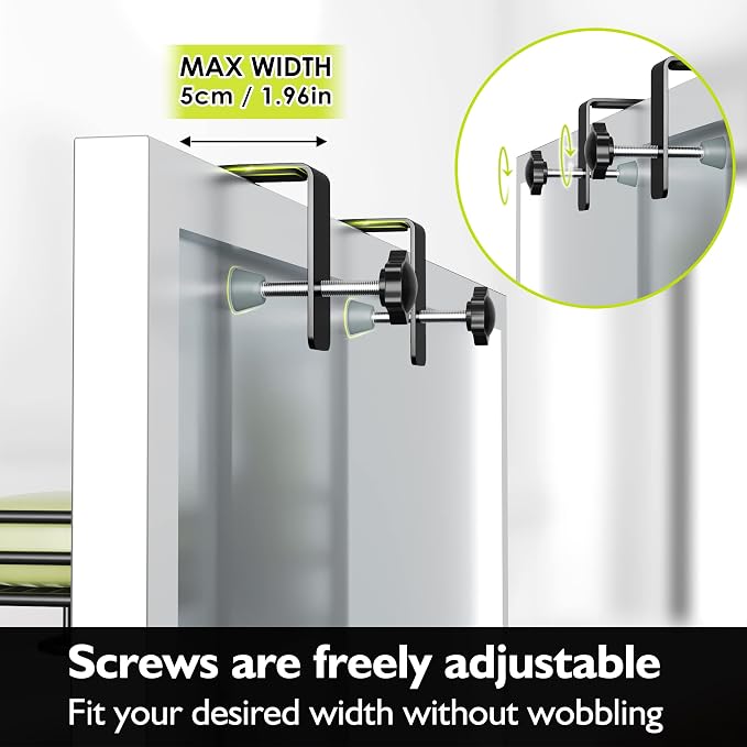 Orimade Over the Door Shower Caddy Adjustable 5 Tier Black,Bathroom Hanging Organizer Shelf Rustproof with 4 Hooks,Shower Basket with Soap Holder and Suction Cup - Image 3