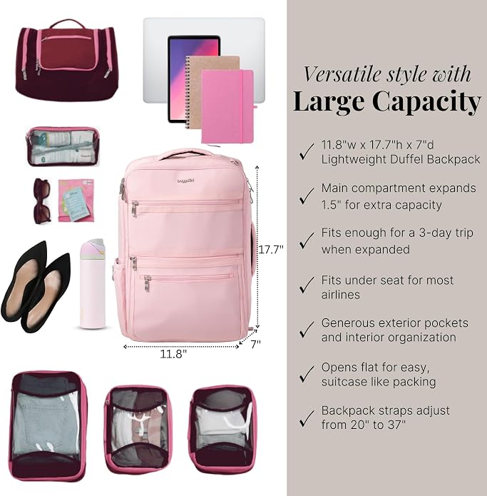 Baggallini Modern Convertible Travel Backpack - Image 4