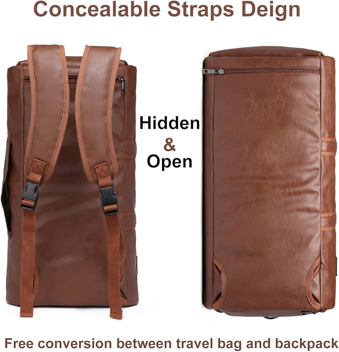 seyfocnia Convertible Travel Garment Bag,Carry on Garment Duffel Bag for Men Women - 2 in 1 Hanging Suitcase Suit Business Travel Bag - Image 2