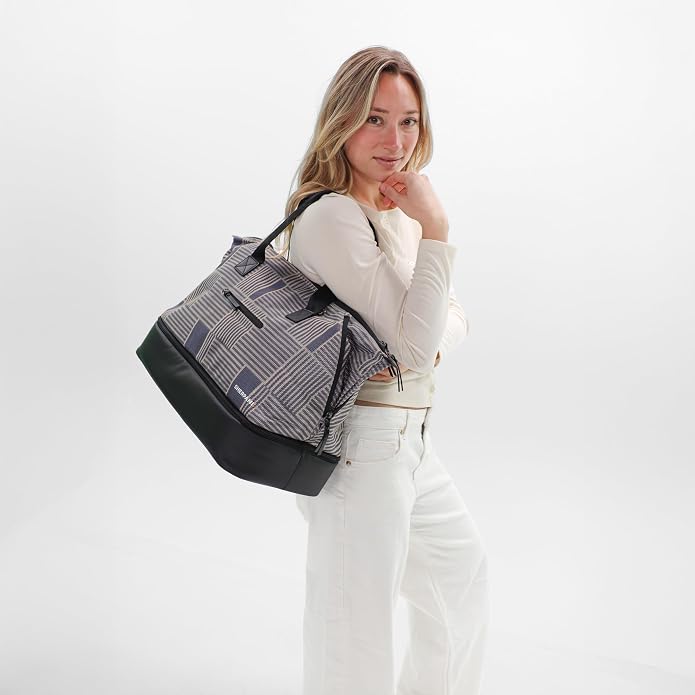 Sherpani Boston, Anti Theft Weekender Bags, Travel Duffel Bag, Carry On Tote Bag with Removable Shoe Bottom Compartment - Image 3