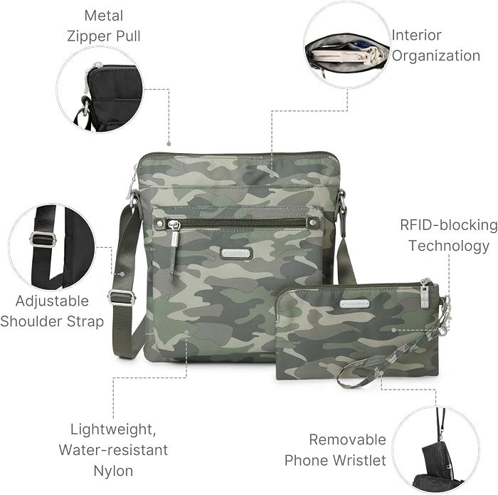 Baggallini Go Bagg with RFID Phone Wristlet - Image 3