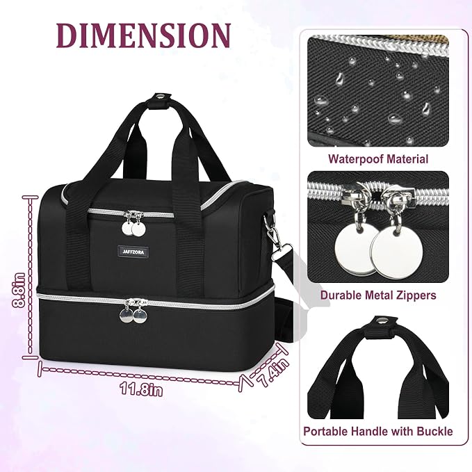 Nail Polish Organizer Case - Large Double Layer Organizers and Storage Bag for Nail Supplies and Art Tech - Image 5