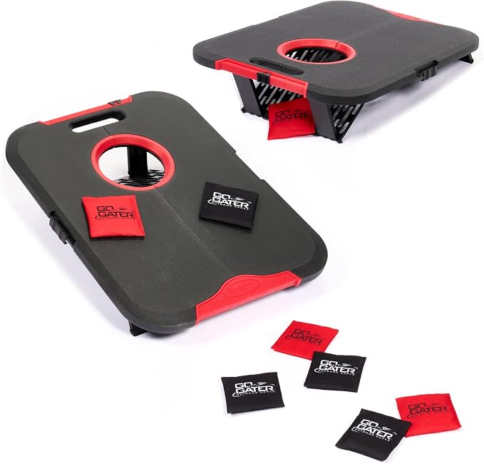 EastPoint Sports Go! Gater Cornhole – Light-Up and Travel Versions – Easy Storage & Light-Weight – Perfect for Outdoor and Indoor Play by EastPoint