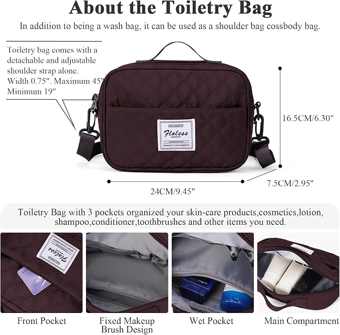 Travel Duffel Bag, Carry On Overnight Weekender Bags for Women | Travel Bag with Wet Pocket & Trolley Sleeve, For Spirit Airlines 18x14x8 Personal Item Bag - Image 6