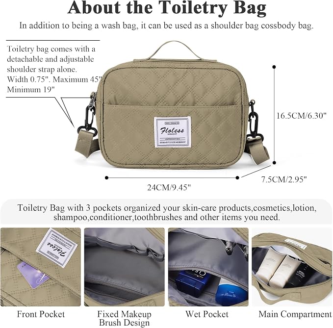 Travel Duffel Bag, Carry On Overnight Weekender Bags for Women | Travel Bag with Wet Pocket & Trolley Sleeve, For Spirit Airlines 18x14x8 Personal Item Bag - Image 3