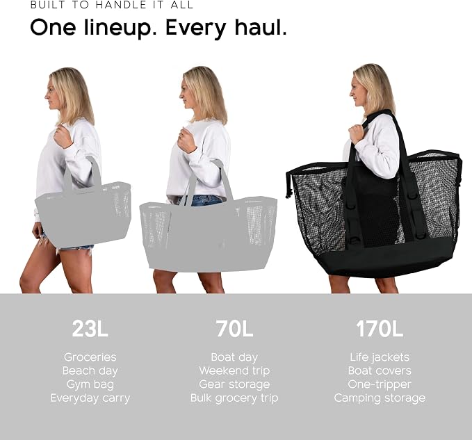 MISSION Boat Gear CASSI Heavy-Duty Outdoor Tote and Waterproof Marine-Grade Mesh Boat Bags - Image 8