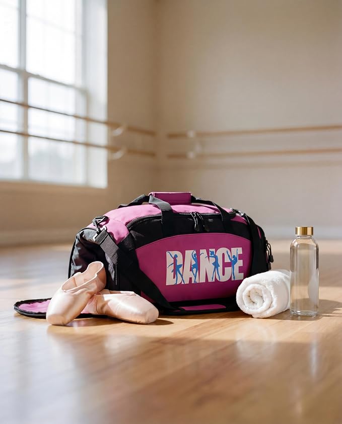 Personalized Dance Duffle Bag with Name – Custom Dancer Gym Bag for Girls, Competition Team Travel Bag, Ballet Recital Cheer & Studio Gear Bag - Image 6