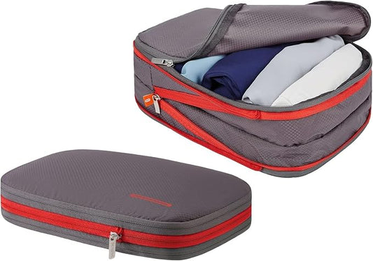 Bee Nesting BeeNesting Waterproof Compression Packing Cubes sets,Large Travel Packing organizers for Carry on Luggage,2 Sides Expandable Storage Bags by BeeNesting