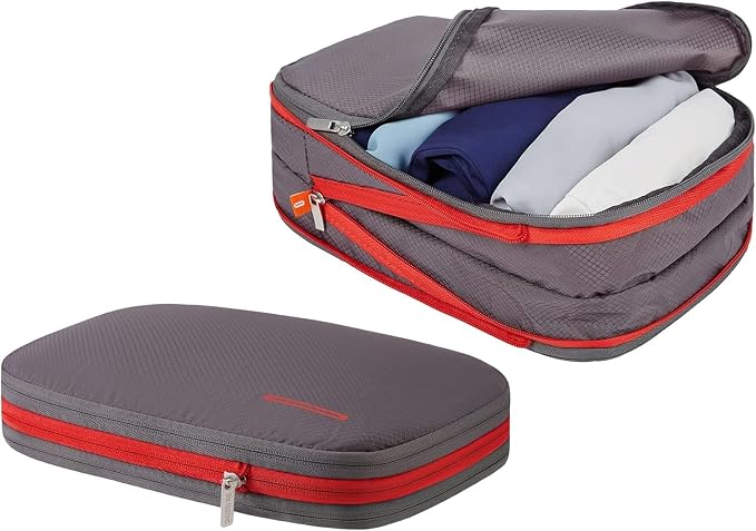 Bee Nesting BeeNesting Waterproof Compression Packing Cubes sets,Large Travel Packing organizers for Carry on Luggage,2 Sides Expandable Storage Bags by BeeNesting