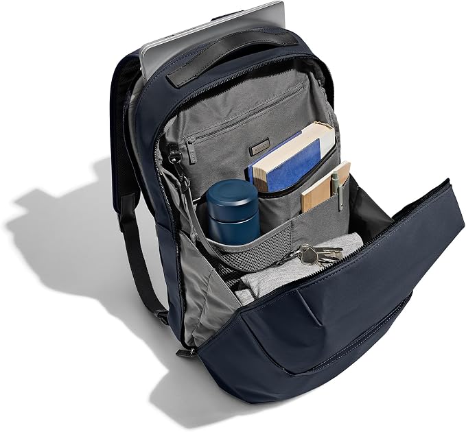 Away The Everywhere Zip Backpack - Personal Item Airline Approved Backpack with 16” Padded Laptop Sleeve, Water Bottle Pocket, Interior and Exterior Pockets - Fits Up to 16-Inch Laptops - Navy Blue - Image 3