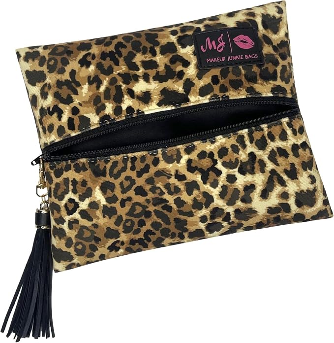 Makeup Junkie Bags Lady Leopard - Small | Small by Makeup+Junkie+Bags
