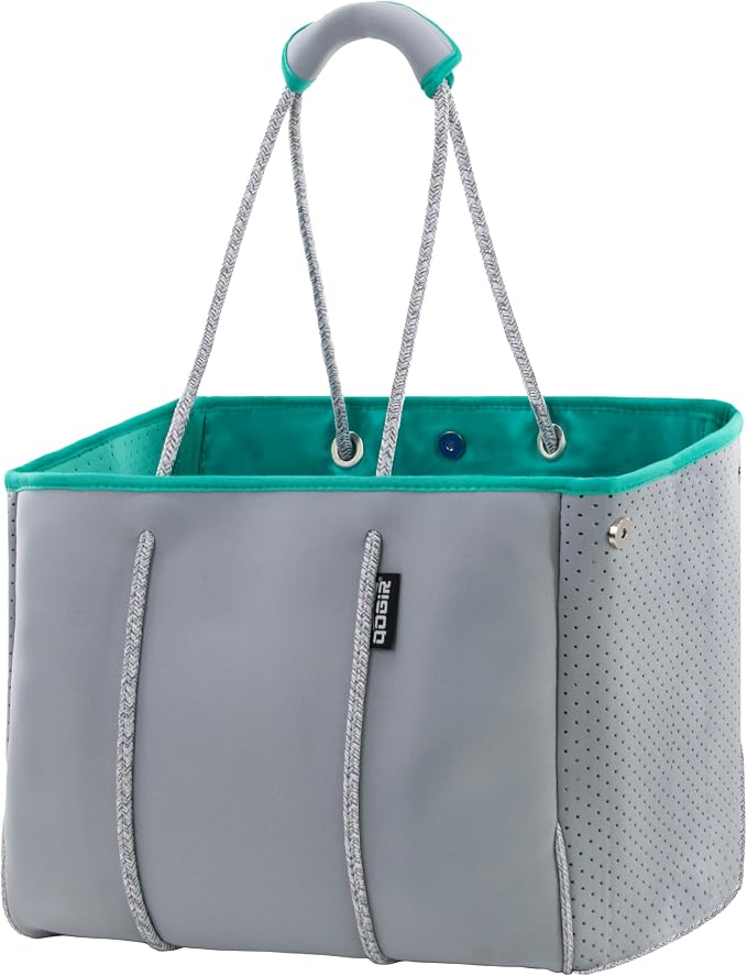 QOGiR Neoprene Multipurpose Beach Bag Tote with Inner Zipper Pocket … … … … by QOGiR