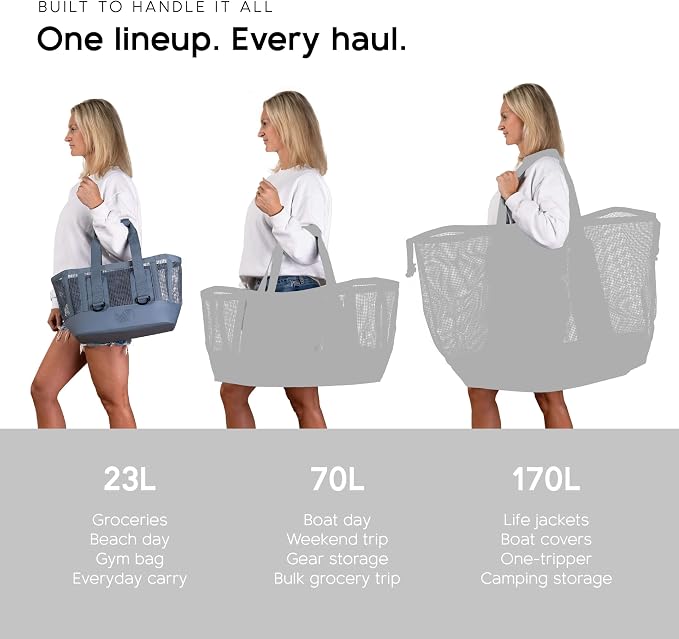 MISSION Boat Gear CASSI Heavy-Duty Outdoor Tote and Waterproof Marine-Grade Mesh Boat Bags - Image 8