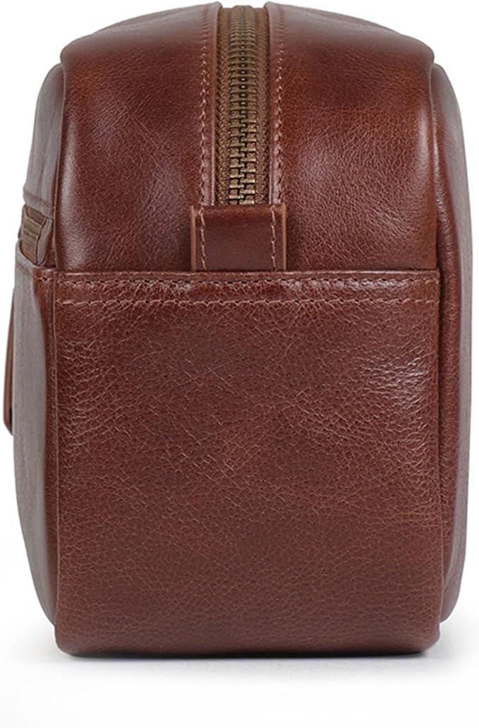 Londo Genuine Leather Travel Toiletry Bag – Makeup, Shaving Organizer, Dopp Kit for Men & Women, Durable & Stylish Travel Accessory - Image 4