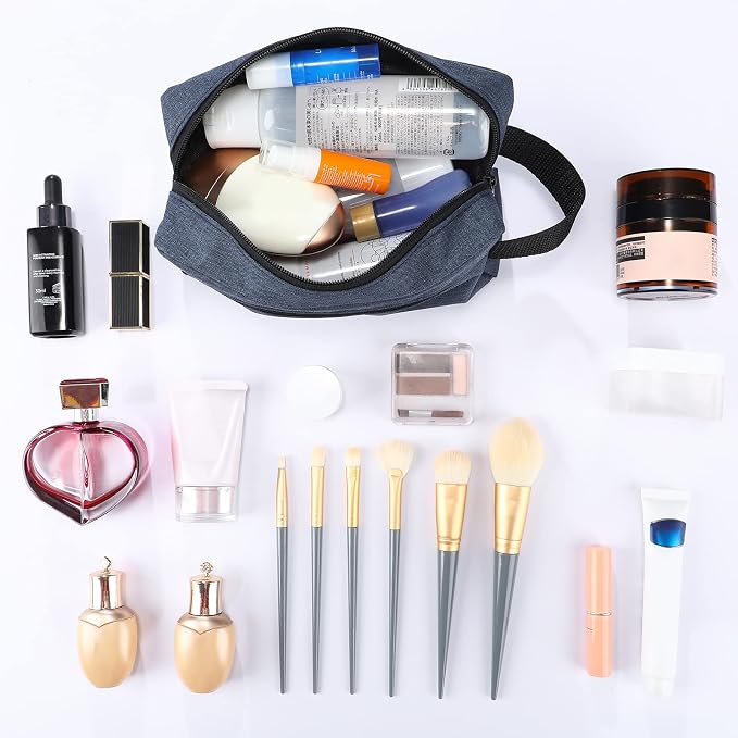Paterr 16 Pcs Travel Toiletry Bag for Women Men Large Water Resistant Shaving Bag Hanging Cosmetic Bag with Handle and Divider Storage Travel Pouch Case for Cosmetics Toiletries Accessories, 4 Colors - Image 5