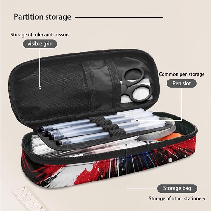 Soccer USA Flag Backpack for Boys 4PCS Travel Backpack with Lunch Box and Pencil Case Water Bottle Sleeve for Kids Children Teens Elementary Middle School 17 Inch Ball Bookbag Daypack - Image 5