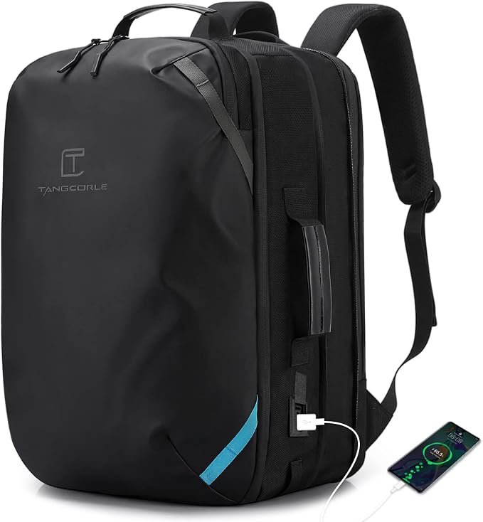 TANGCORLE Vacuum-Compressed Travel Backpack: Expandable, Airline-Approved Laptop Backpack—Unisex Business Backpack - Image 8