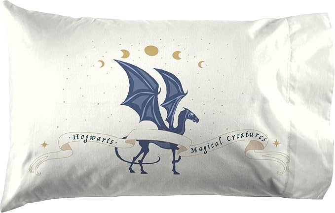 Jay Franco Kids Sheet Set with Fitted, Flat Sheets & Pillow Cover - Ultra-Soft Bedding with Pillowcase for Room Decor, White - Harry Potter, 4 Piece King - Image 3