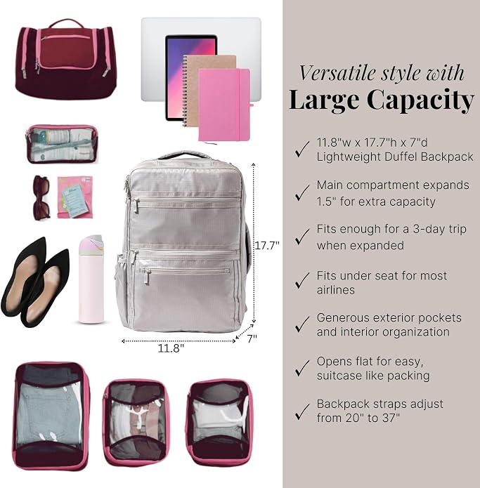 Baggallini Modern Convertible Travel Backpack - Image 4