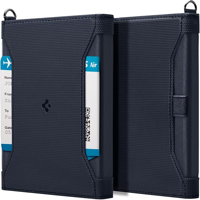 Spigen Life for Passport Card Cover Holder with RFID Blocking Technology Wallet Travel Documents Organizer Protector Accessories, SIM Card Pin Included by Spigen