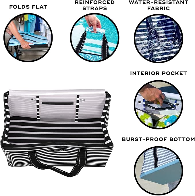 SCOUT 3 Boys Zip Tote - Utility Tote for Beach, Family, Travel and Storage, Zips Closed & Water Resistant - Image 3