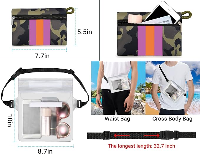 IBFUN Neoprene Bag, Large Multipurpose Beach Bag Neoprene Tote Bag with Inner Pocket for Women/Pool - Image 5