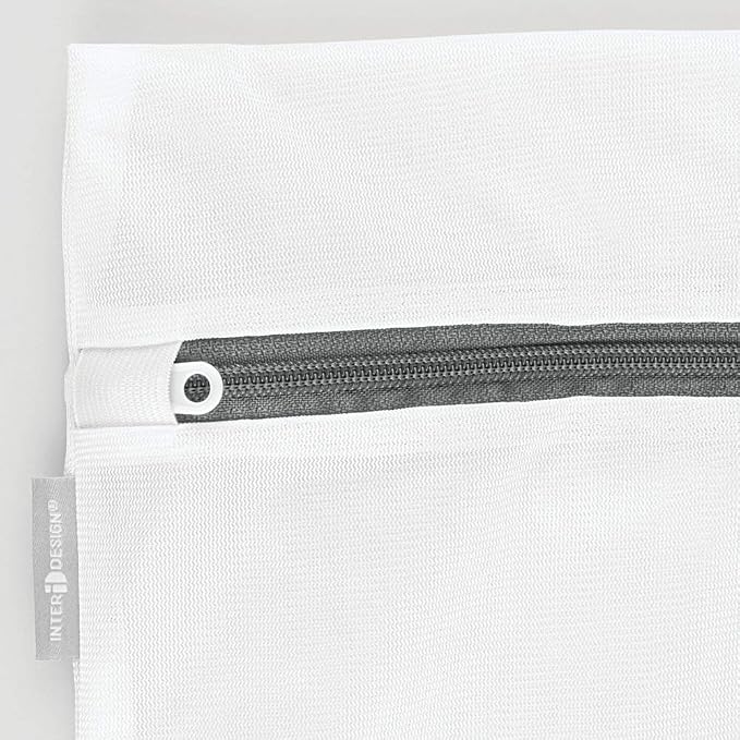 iDesign Medium Mesh Laundry Bag for Delicates - White - Image 8