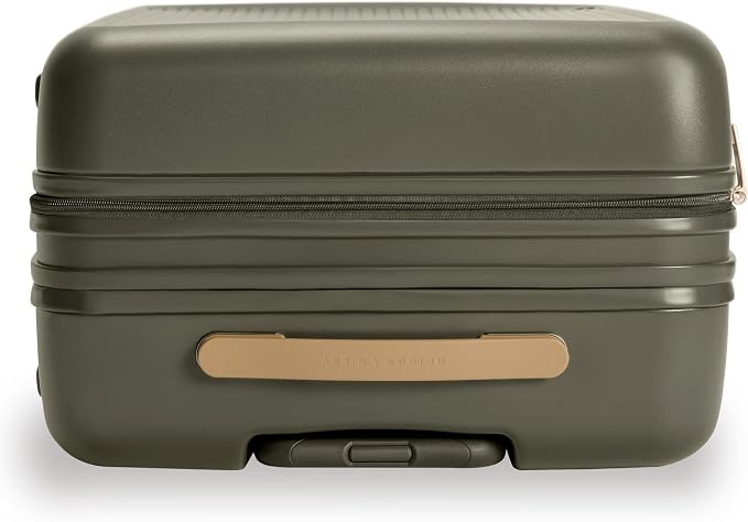 Briggs & Riley 27" Medium Expandable Spinner - Checked Luggage for Travel, Suitcases with Wheels, Hardside Rolling Bag for Men & Women, Self-Repairing Zipper - Sympatico Collection, Olive - Image 7