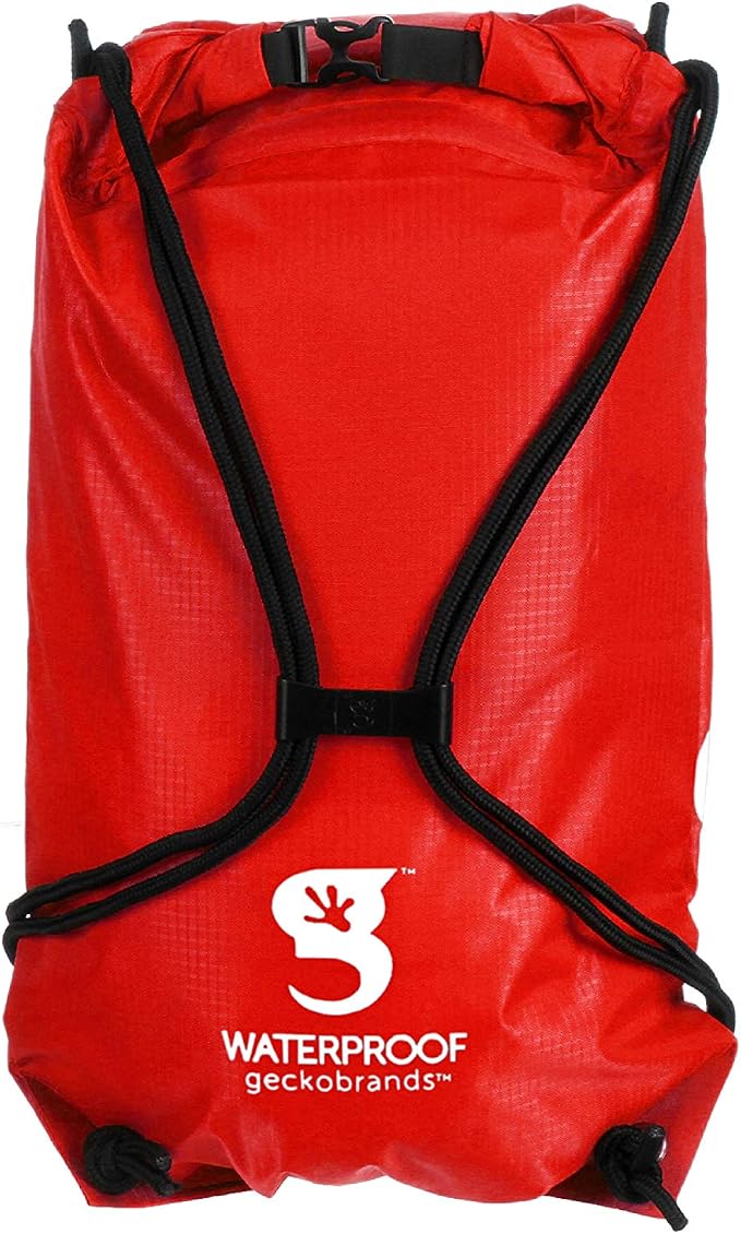 geckobrands Embark 10L Drawstring Backpack – Waterproof, Lightweight Dry Bag for Beach, Hiking, and Light Water Activities - Image 2