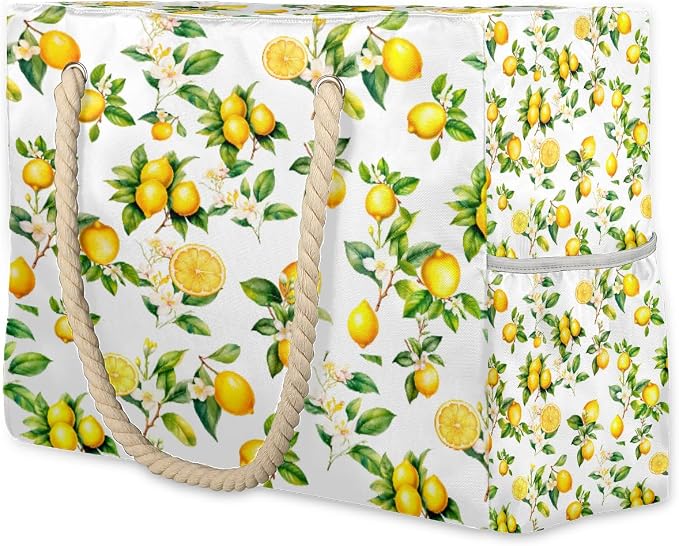 Large Beach Bag with Zipper Beach Bags for Women Water Resistant Swim Pool Bag by Unknown