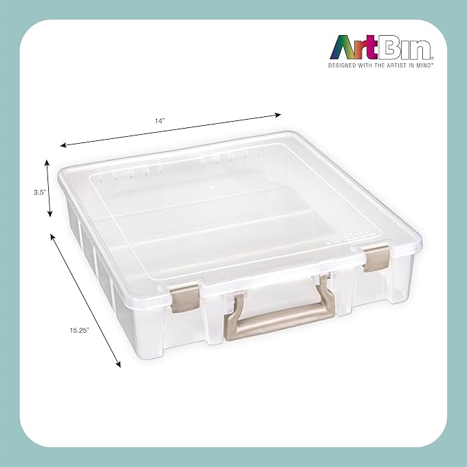 ArtBin Super Satchel Double Deep 3-Pack Portable Craft Organizers with Handles, [3] Plastic Storage Cases for Art & Craft Supplies - Image 6
