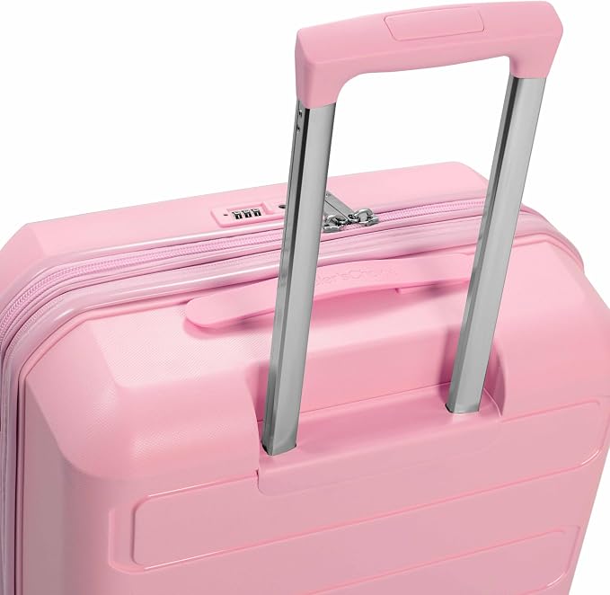 Traveler's Choice Pagosa Hardshell Expandable Luggage with Spinner Wheels, Pink, 27-Inch Medium - Image 10
