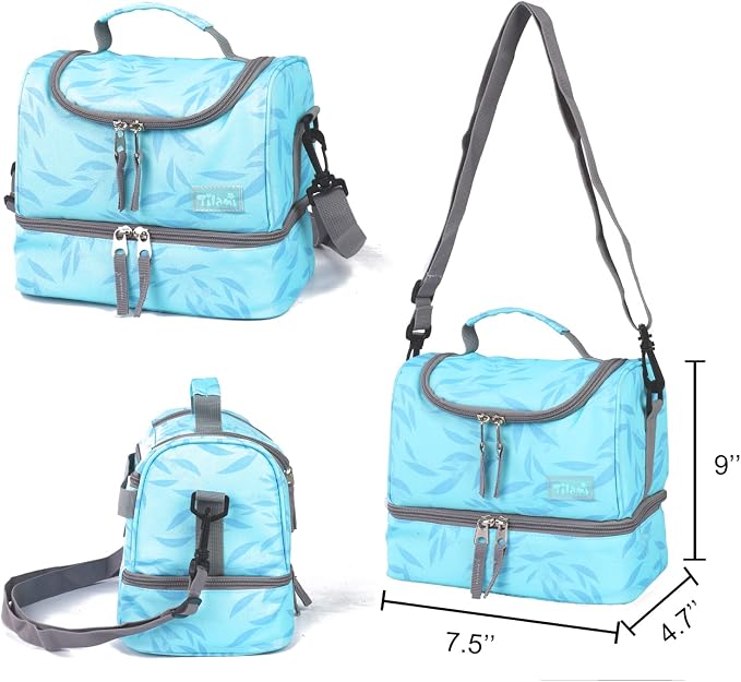 Tilami Rolling Backpack 18 inch Double Handle with Lunch Bag Wheeled Kids Backpack for Girls and Boys, Koala - Image 6