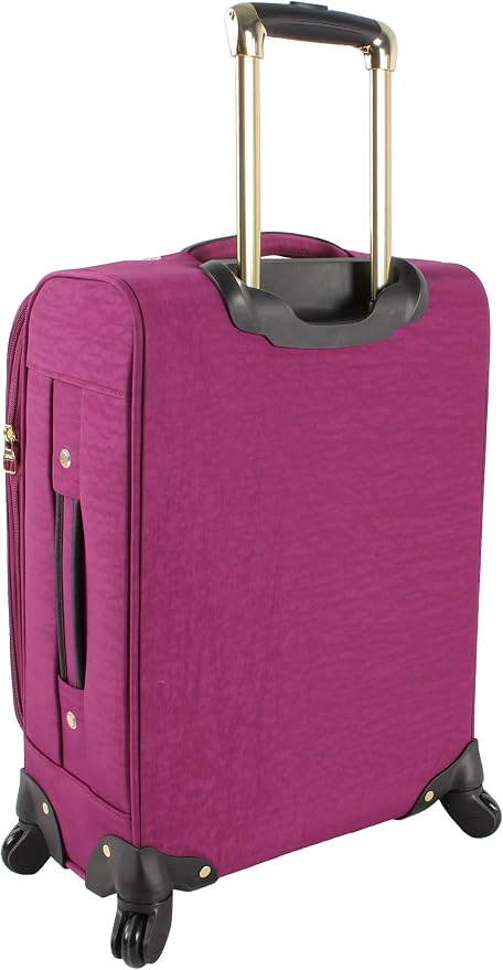 Steve Madden Designer Luggage Collection - 3 Piece Softside Expandable Lightweight Spinner Suitcase Set - Travel Set Includes an Under Seat Bag, 20-Inch Carry on and 28-Inch Checked Suitcase, - Image 3