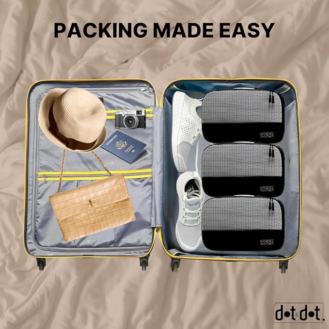 Small Packing Cubes for Travel - 5pc Packing Cubes for Suitcases - Lightweight Luggage Organizer Bags (Non-Compression) - Image 5